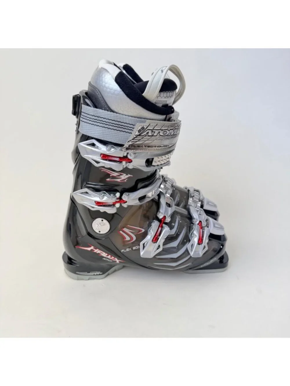 Atomic Hawx 100 Ski Boots Flex 100 Black Red All Mountain Alpine Boots Size 24.5
